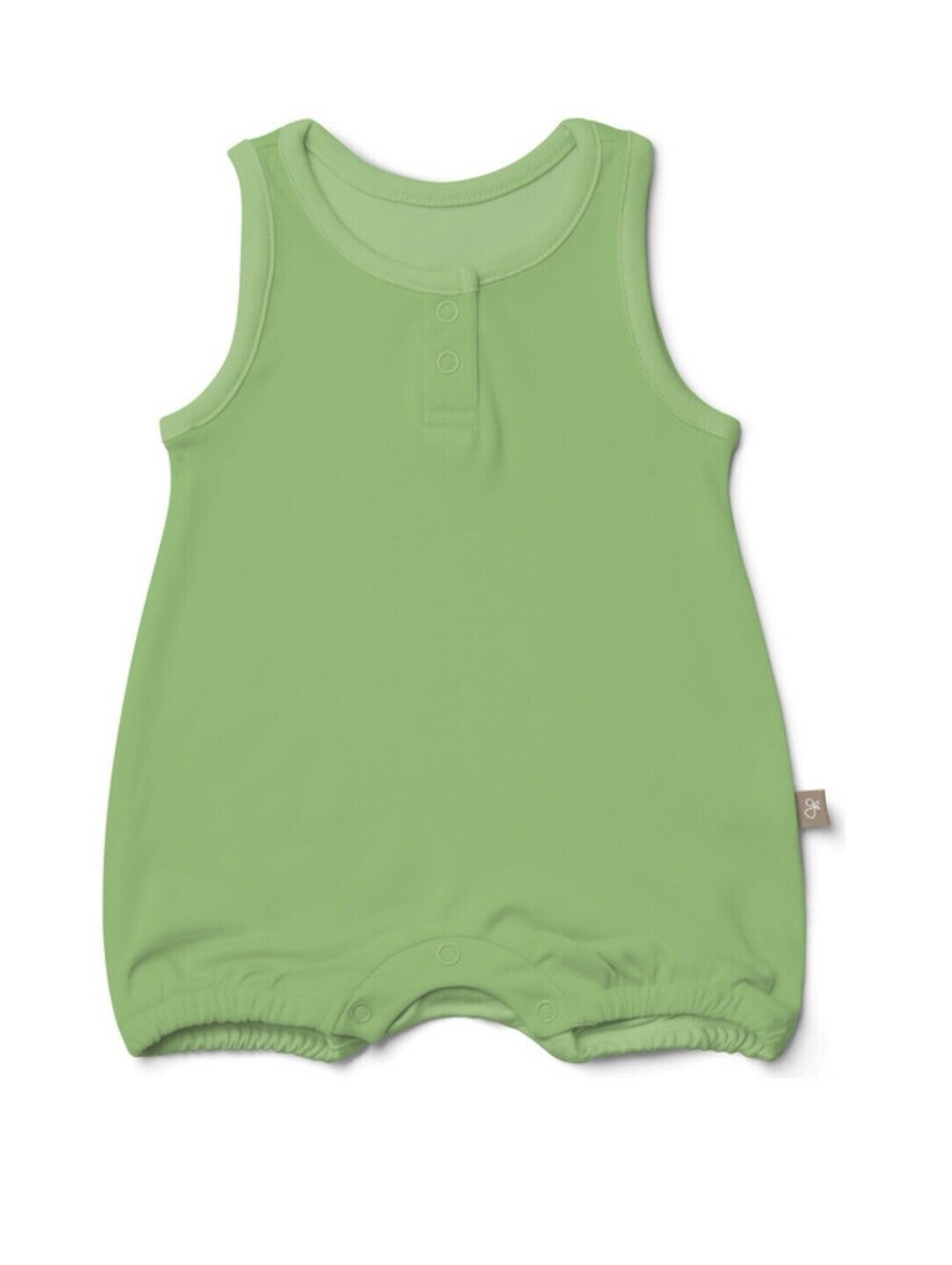 Goumi Kids Matcha Romper SZ 2-3T  Green One Piece Bamboo Organic Quick Change